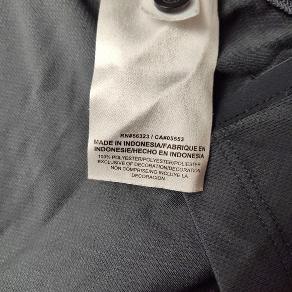 Nike Chicago Bulls Polo Shirt Men Large Gray NBA Basketball Dri-FIT Short Sleeve - Picture 7 of 10